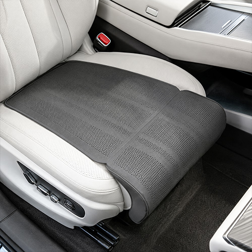 Premium car interior add-on accessories on a dark surface
