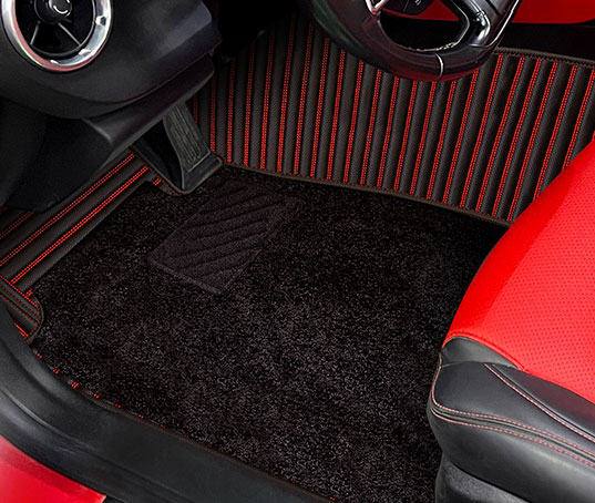 Double Layer Carbon Car Floor Mats